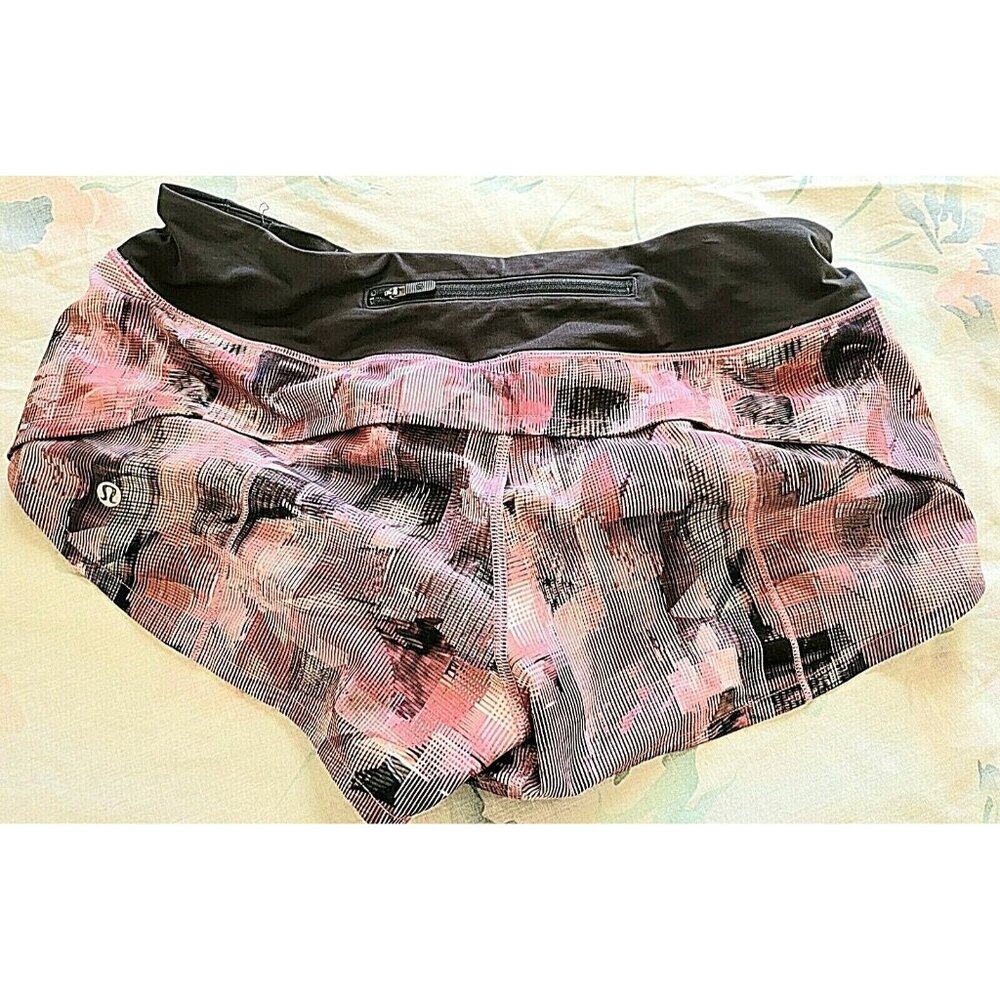 LULULEMON WOMEN'S RUNNING SPEED PULL ON  SHORTS SIZE 6  # 362
